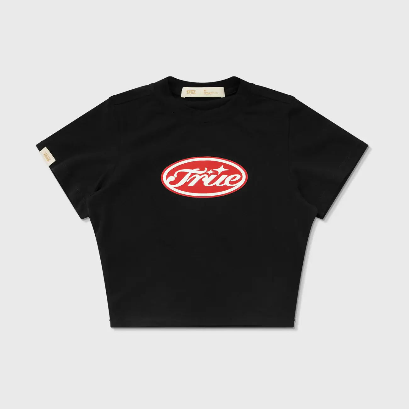 TRUE TRUE STAMP SLIM TEE CAMISETA NEGRA