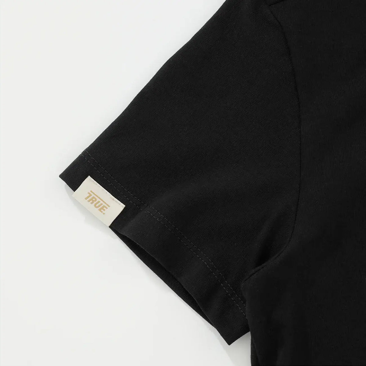 TRUE TRUE STAMP SLIM TEE CAMISETA NEGRA