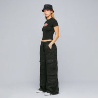 TRUE TRUE STAMP SLIM TEE CAMISETA NEGRA