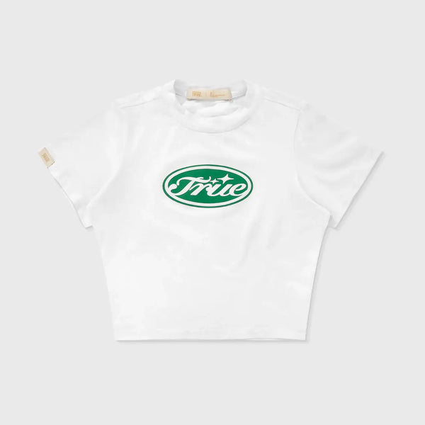 TRUE TRUE STAMP SLIM TEE CAMISETA BLANCA