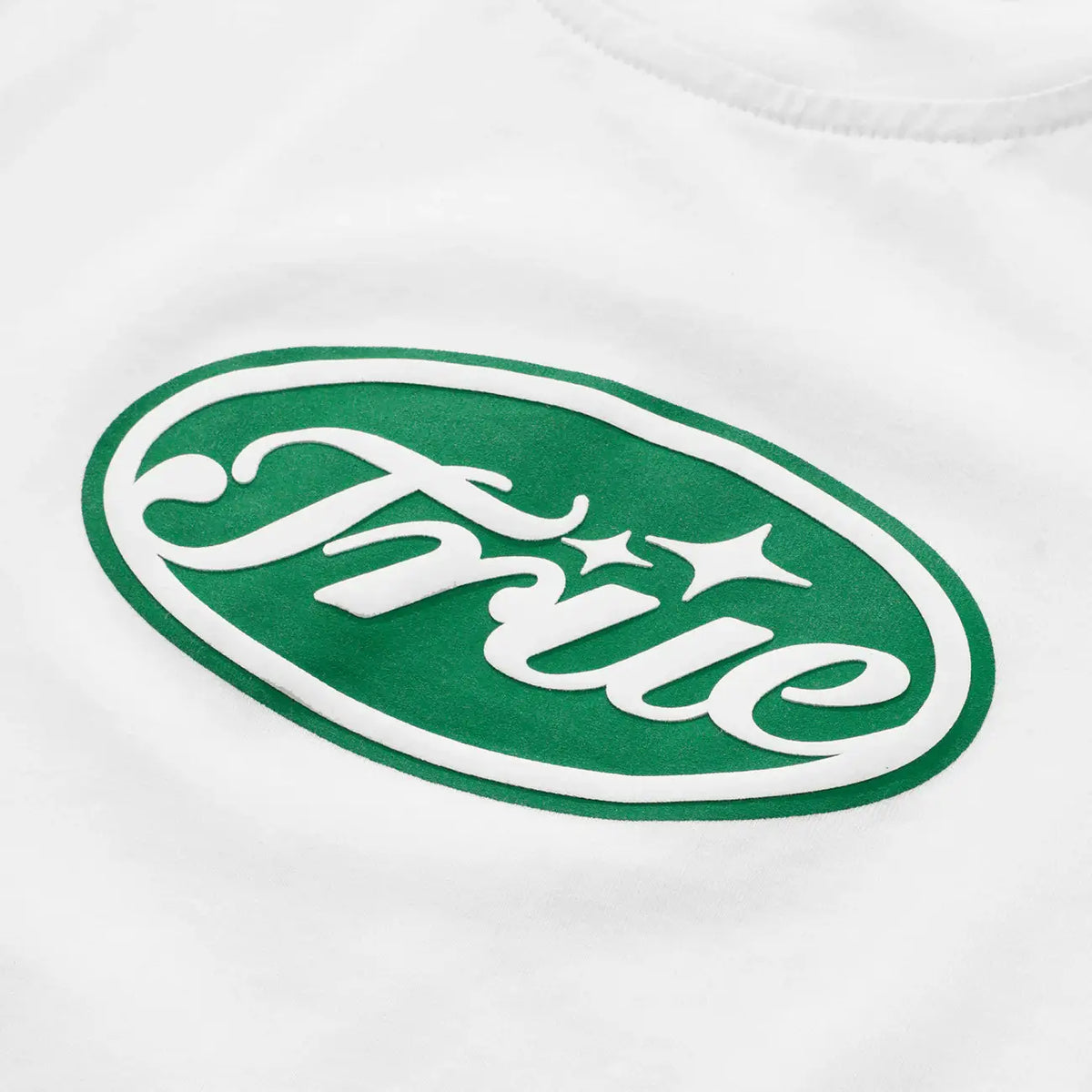 TRUE TRUE STAMP SLIM TEE CAMISETA BLANCA