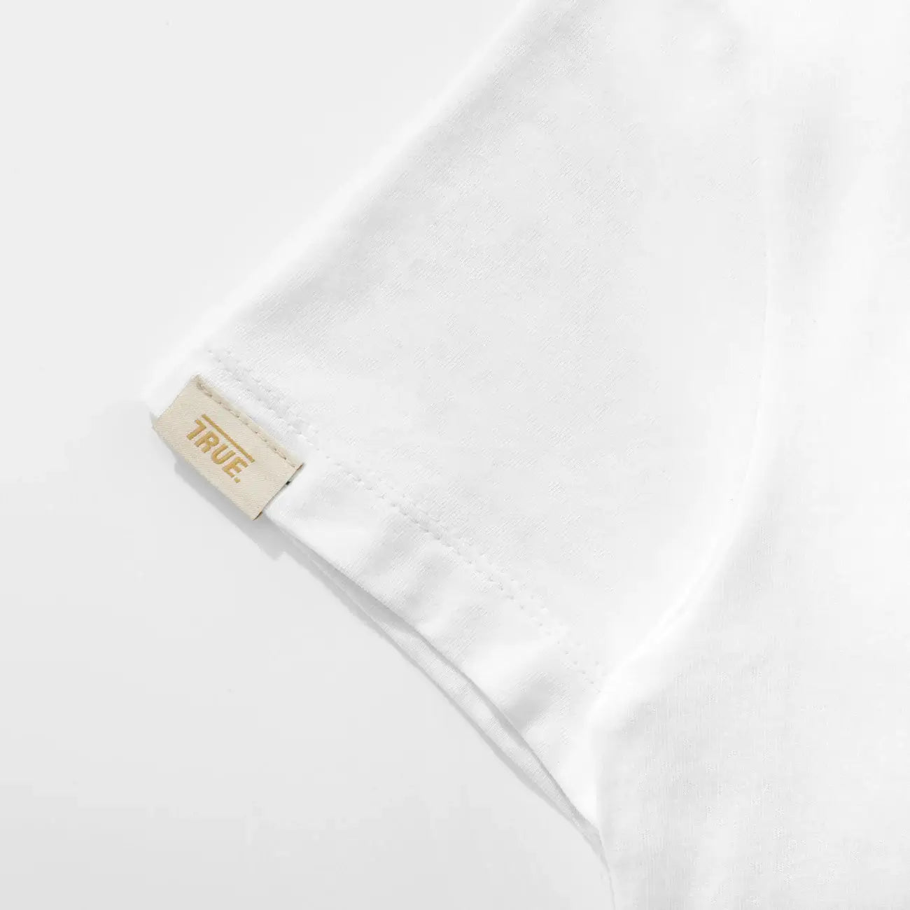 TRUE TRUE STAMP SLIM TEE CAMISETA BLANCA