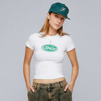 TRUE TRUE STAMP SLIM TEE CAMISETA BLANCA