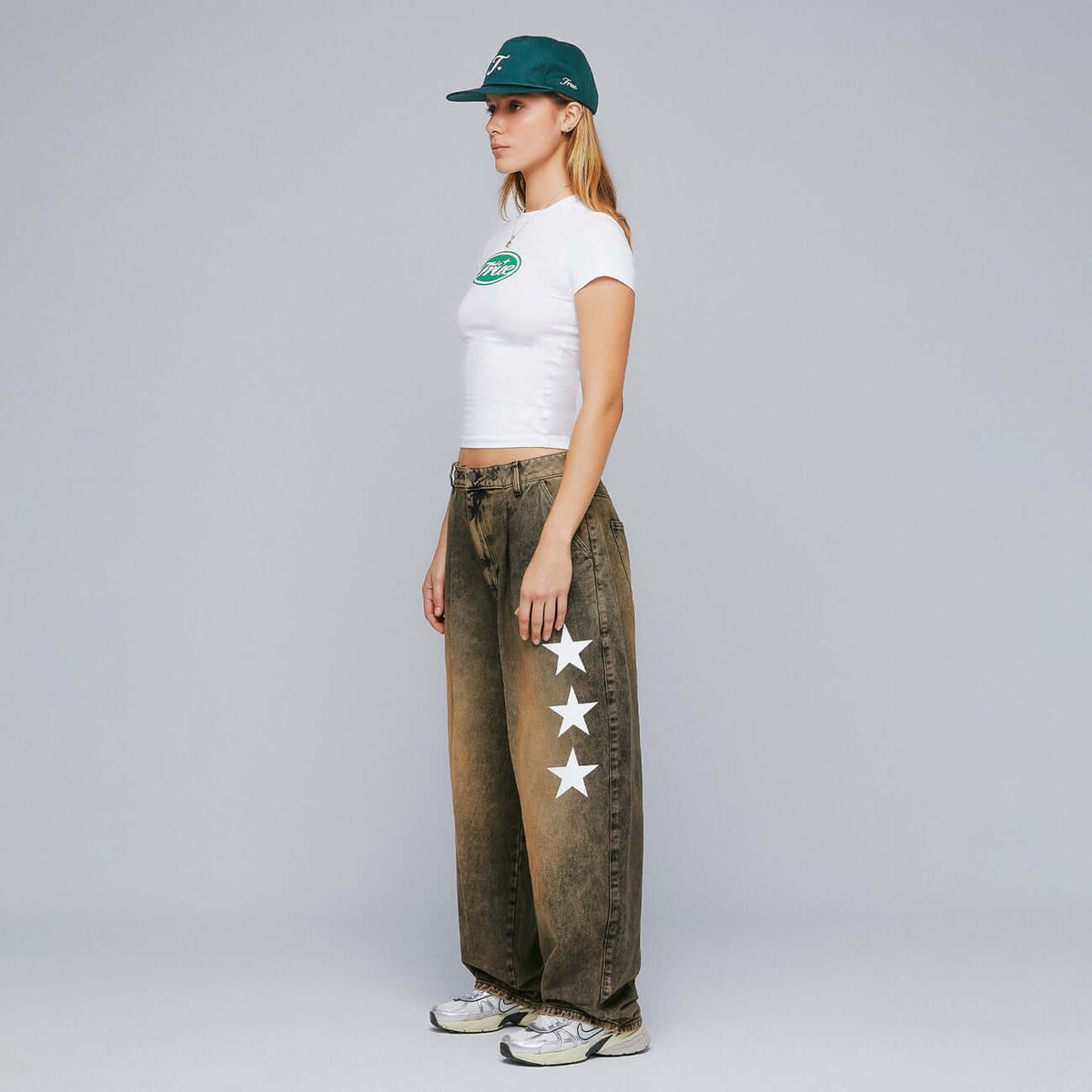 TRUE TRUE STAMP SLIM TEE CAMISETA BLANCA