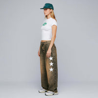 TRUE TRUE STAMP SLIM TEE CAMISETA BLANCA