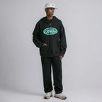 TRUE TRUE STAMP ZIPPER HOODIE BUZOS NEGRO