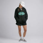 TRUE TRUE STAMP ZIPPER HOODIE BUZOS NEGRO