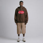 TRUE TRUE STAMP ZIPPER HOODIE BUZOS CAFE