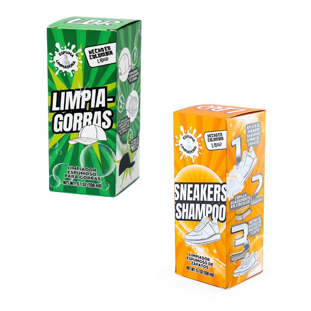 COMBO SHAMPOO GORRAS + TENIS