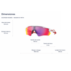 OAKLEY RADAR EV PATH GOGGLES WHITE / RED