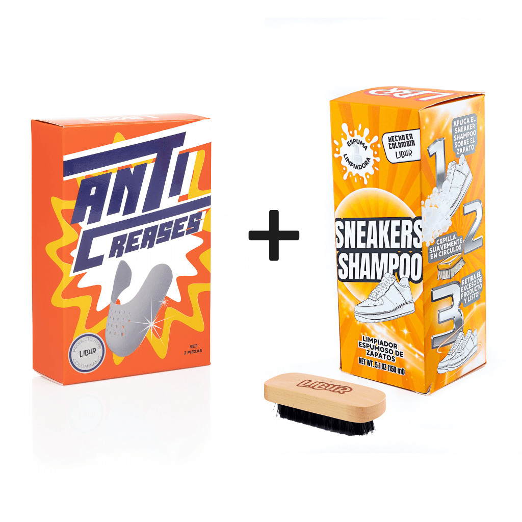 SHAMPOO PARA TENIS + CEPILLO LIMPIEZA + OTRO PROTECTOR ADICIONAL