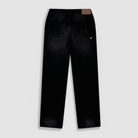 MONOIC RECORDS POCKET STRAIGHT JEANS NEGRO DESGASTADO