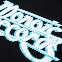 MONOIC RECORDS CAMISETA OVERSIZED RECORDS NEGRA