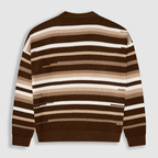 MONOIC RECORDS SACO TEJIDO CAFE / CREMA / BEIGE