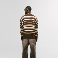 MONOIC RECORDS SACO TEJIDO CAFE / CREMA / BEIGE