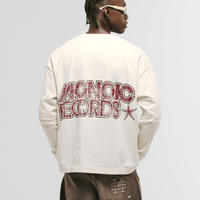 MONOIC RECORDS CAMISETA DOBLRE MANGA STARS BLANCA