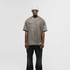 MONOIC RECORDS CAMISETA OVERSIZED MONOIC EAGLE GRIS DESGASTADO