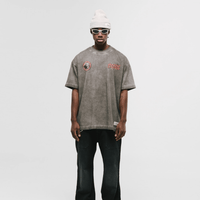 MONOIC RECORDS CAMISETA OVERSIZED MONOIC EAGLE GRIS DESGASTADO