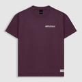 MONOIC RECORDS CAMISETA OVERSIZED BUILT FOR THE WORLD VINOTINTO
