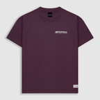 MONOIC RECORDS CAMISETA OVERSIZED BUILT FOR THE WORLD VINOTINTO