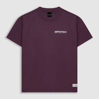 MONOIC RECORDS CAMISETA OVERSIZED BUILT FOR THE WORLD VINOTINTO