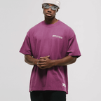 MONOIC RECORDS CAMISETA OVERSIZED BUILT FOR THE WORLD VINOTINTO