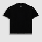 MONOIC RECORDS CAMISETA BOXY FIT DESIGN COLLECTIVE NEGRA