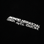 MONOIC RECORDS CAMISETA BOXY FIT DESIGN COLLECTIVE NEGRA