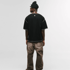 MONOIC RECORDS CAMISETA BOXY FIT DESIGN COLLECTIVE NEGRA