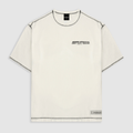MONOIC RECORDS CAMISETA BOXY FIT DESIGN COLLECTIVE BLANCA