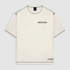 MONOIC RECORDS CAMISETA BOXY FIT DESIGN COLLECTIVE BLANCA
