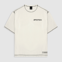 MONOIC RECORDS CAMISETA BOXY FIT DESIGN COLLECTIVE BLANCA