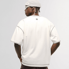 MONOIC RECORDS CAMISETA BOXY FIT DESIGN COLLECTIVE BLANCA