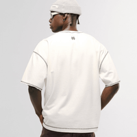 MONOIC RECORDS CAMISETA BOXY FIT DESIGN COLLECTIVE BLANCA