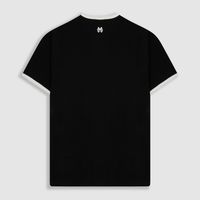 MONOIC RECORDS CAMISETA RINGER FIT NEGRA / BLANCO
