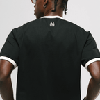 MONOIC RECORDS CAMISETA RINGER FIT NEGRA / BLANCO