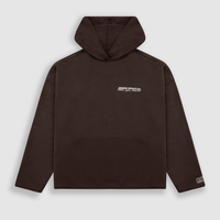 MONOIC RECORDS HOODIE COMPASS CAFE DESGASTADO