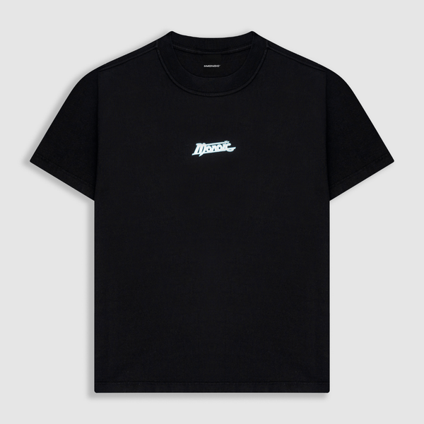 MONOIC RECORDS CAMISETA OVERSIZED RECORDS NEGRA