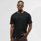 MONOIC RECORDS CAMISETA HENLEY NEGRA