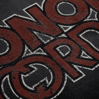 MONOIC RECORDS BUZO DE CIERRE MONOIC NECORDS NEGRO DESGASTADO