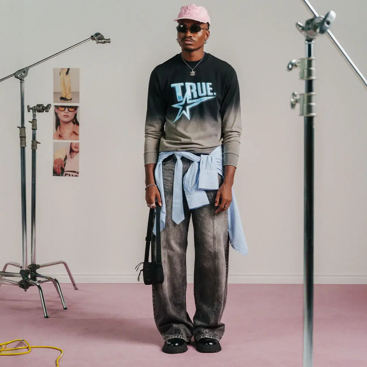 TRUE PRELUDE PRELUDE CARPENTER JEANS NEGROS