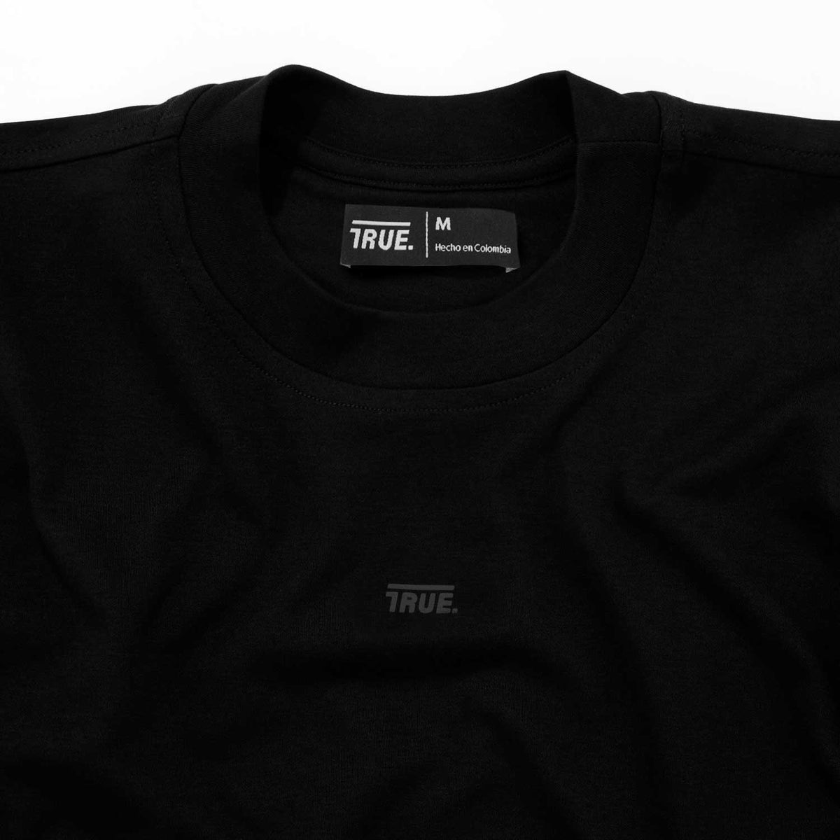 TRUE CAMISETA CLÁSICA LOGO NEGRA CAMISETA NEGRA