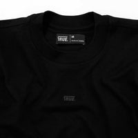 TRUE CAMISETA CLÁSICA LOGO NEGRA CAMISETA NEGRA