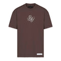 AURUM GEMS & STONES COFFEE GEMS CAMISETA SEMI OVERSIZED CAFE