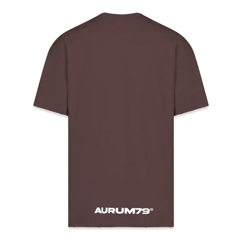 AURUM GEMS & STONES COFFEE GEMS CAMISETA SEMI OVERSIZED CAFE