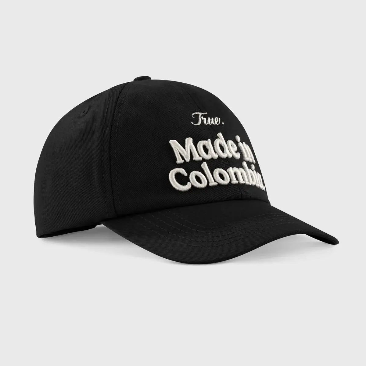 TRUE COLOMBIA CAP GORRA AJUSTABLE NEGRA