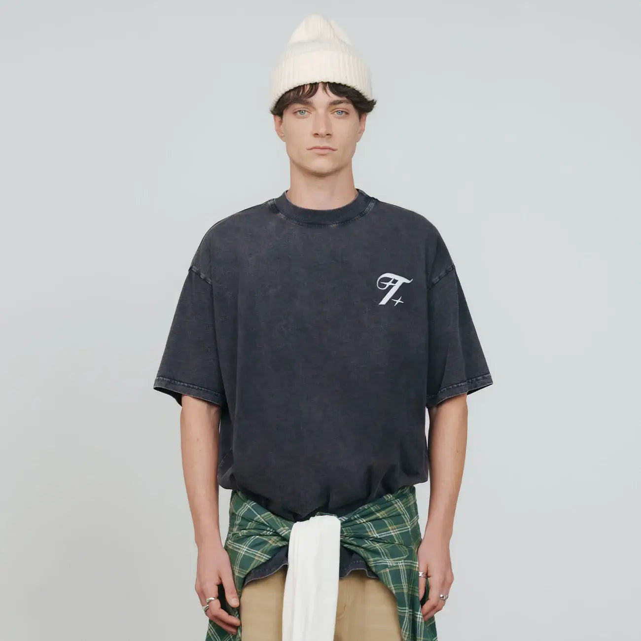 TRUE PRELUDE SHADOW CAMISETA OVERSIZED NEGRO LAVADO