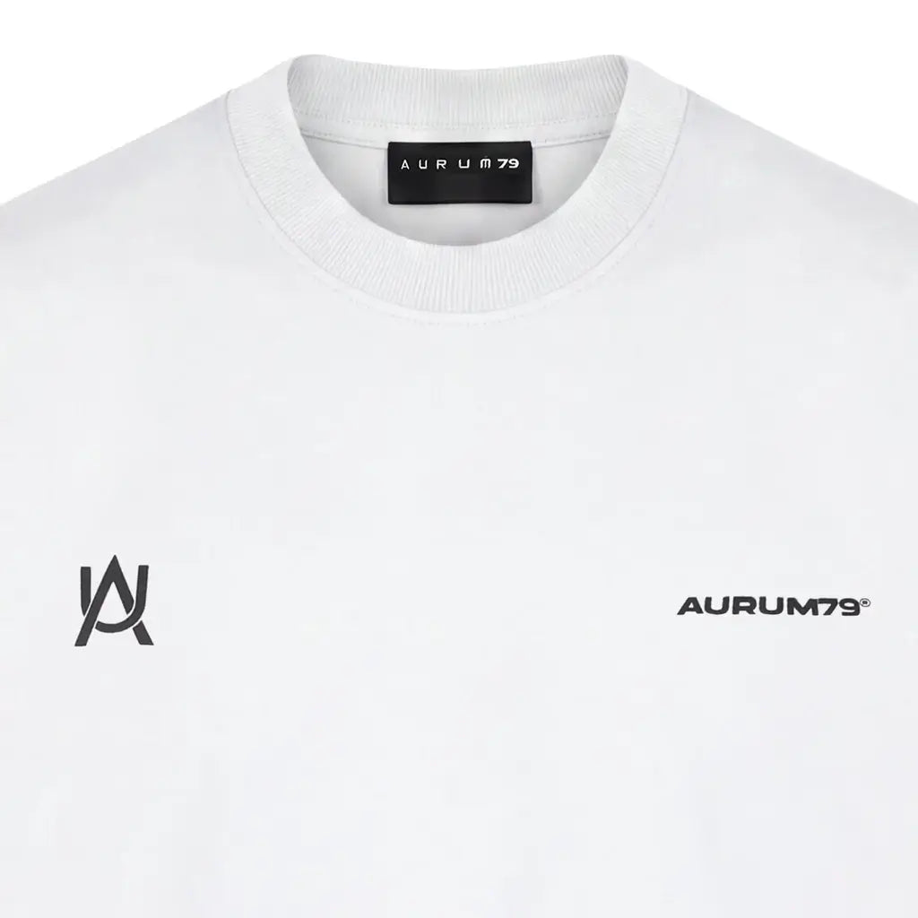 AURUM GEMS & STONES ICED STAR CAMISETA OVERSIZED BLANCA