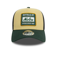 NEW ERA 9FORTY A-FRAME  NE PATCH CANVAS TRUCKER GORRA AJUSTABLE VERDE