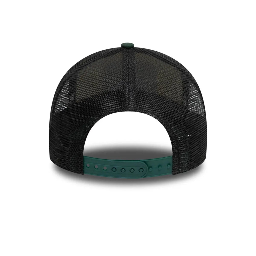 NEW ERA 9FORTY A-FRAME  NE PATCH CANVAS TRUCKER GORRA AJUSTABLE VERDE
